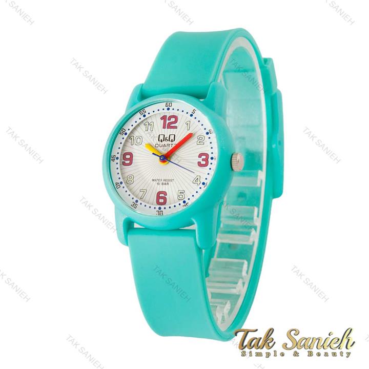 ساعت کیو اند کیو بچگانه فیروزه ای QQ-4353-K